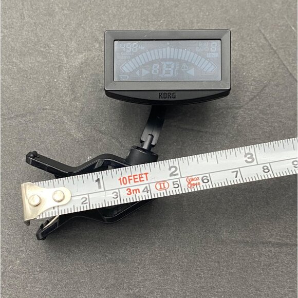 Korg PitchCrow Clip-On Guitar & Bass Tuner Accurate & Easy-To-Read Display Black - Picture 7 of 11